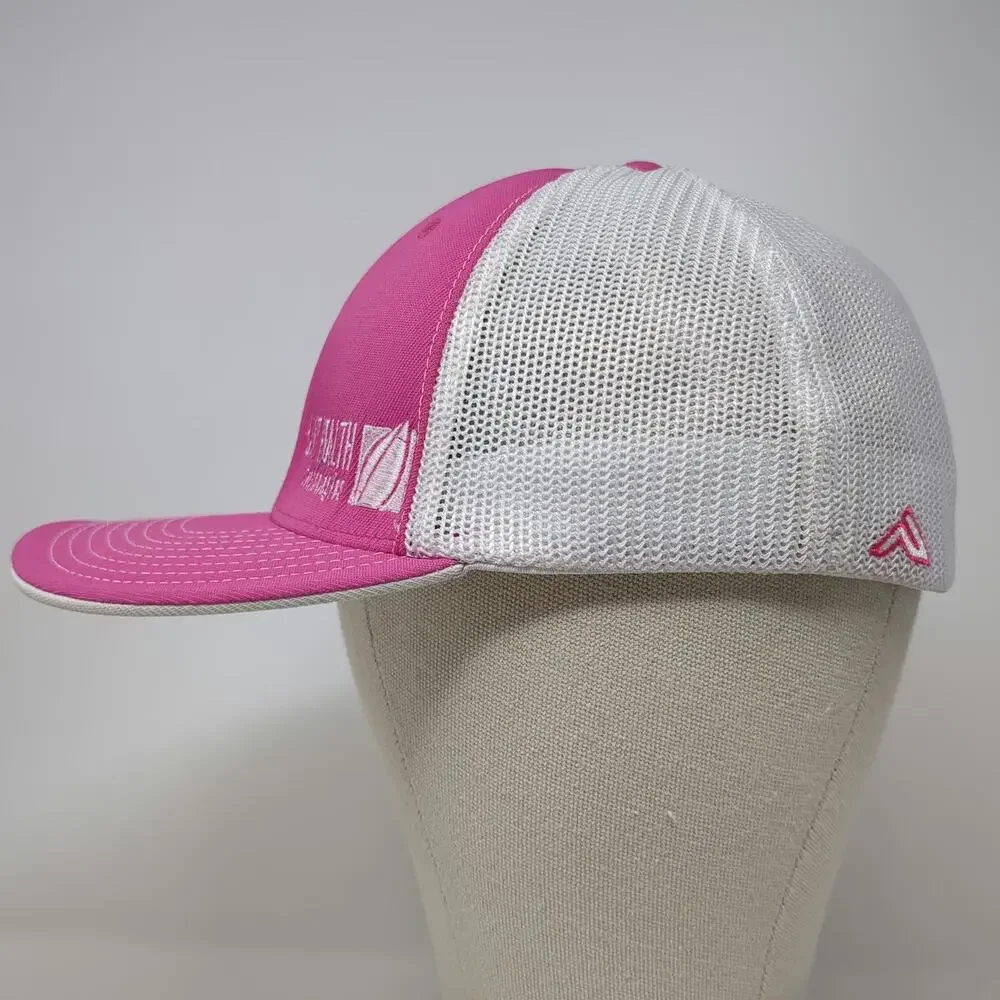 Pacific Headwear Baseball Cap Pink 7 3/8 Plant Health Technologies Mesh Hat